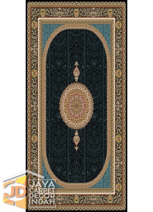 Karpet Permadani Solomon 700 Reeds Melody Black 3610 ukuran 100x150, 150x225, 200x300, 250x350, 300x400